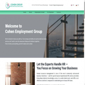 Скриншот главной страницы сайта cohengroup.org.il