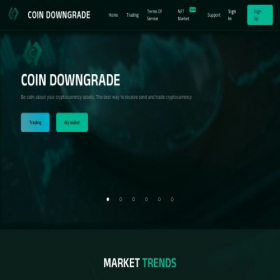 Скриншот главной страницы сайта coin-downgrade.com