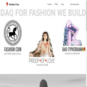 Скриншот главной страницы сайта coin.fashion