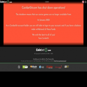 Скриншот главной страницы сайта coinbet24.com