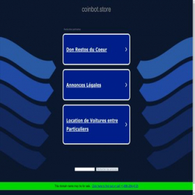 Скриншот главной страницы сайта coinbot.store