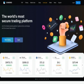 Скриншот главной страницы сайта coindres.com