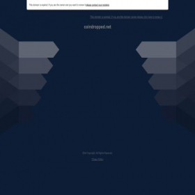 Скриншот главной страницы сайта coindropped.net