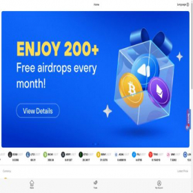 Скриншот главной страницы сайта coinebc.com