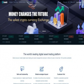 Скриншот главной страницы сайта coinex.la