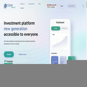 Скриншот главной страницы сайта coinfarmlandltd.com