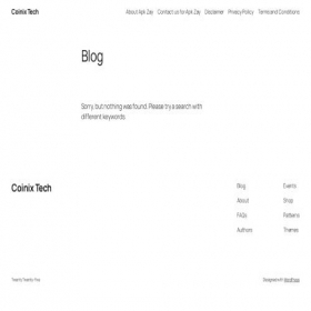 Скриншот главной страницы сайта coinix.site