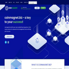 Скриншот главной страницы сайта coinmagnet.biz