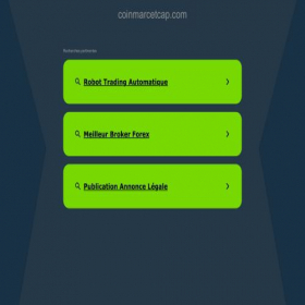 Скриншот главной страницы сайта coinmarcetcap.com
