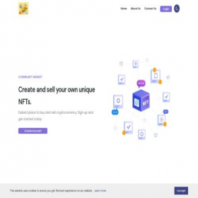 Скриншот главной страницы сайта coinmearts.net