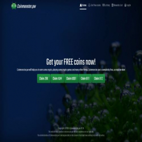 Скриншот главной страницы сайта coinmonster.pw