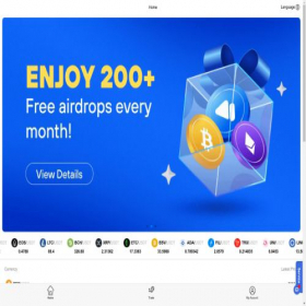 Скриншот главной страницы сайта coinmz.com