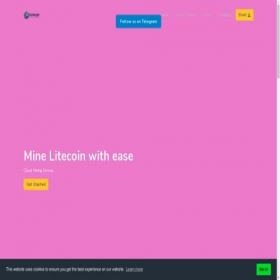 Скриншот главной страницы сайта coinply.site
