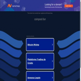 Скриншот главной страницы сайта coinpool.fun