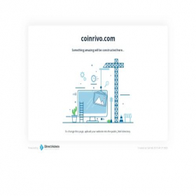 Скриншот главной страницы сайта coinrivo.com