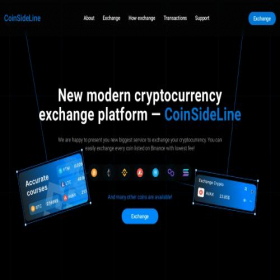 Скриншот главной страницы сайта coinsideline.com