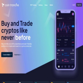 Скриншот главной страницы сайта cointranche.com