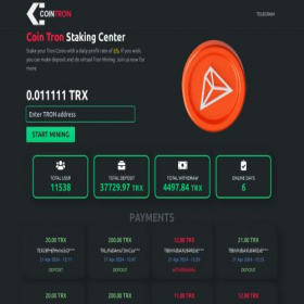 Скриншот главной страницы сайта cointron.net