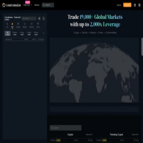 Скриншот главной страницы сайта coinunited.io
