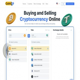 Скриншот главной страницы сайта coinup.me