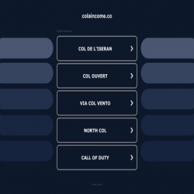 Скриншот главной страницы сайта colaincome.co
