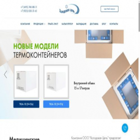 Скриншот главной страницы сайта cold-chain.com