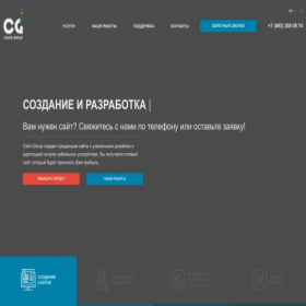 Скриншот главной страницы сайта color-group.ru