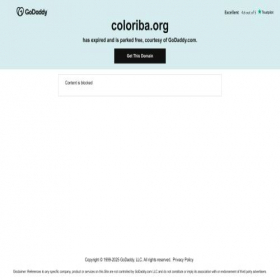 Скриншот главной страницы сайта coloriba.org