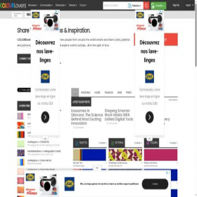 Скриншот главной страницы сайта colourlovers.com