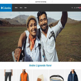 Скриншот главной страницы сайта columbiainnorge.com