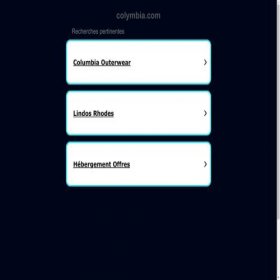 Скриншот главной страницы сайта colymbia.com
