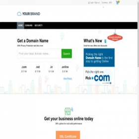 Скриншот главной страницы сайта com.hotdns.ru
