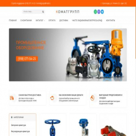 Скриншот главной страницы сайта comatgroup.ru
