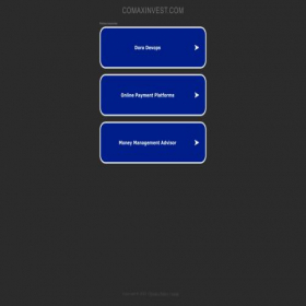 Скриншот главной страницы сайта comaxinvest.com