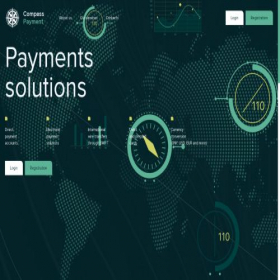 Скриншот главной страницы сайта compass-payment.com