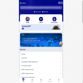 Скриншот главной страницы сайта compqt.com