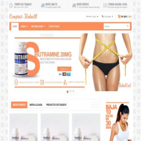 Скриншот главной страницы сайта comprar-reductil.net