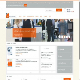 Скриншот главной страницы сайта connect.itegroup.com