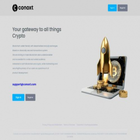 Скриншот главной страницы сайта conoxt.com