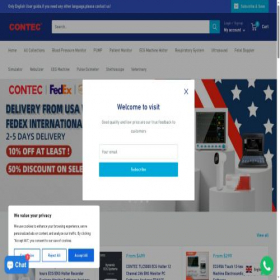 Скриншот главной страницы сайта contecmed.eu