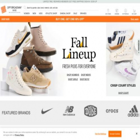 Скриншот главной страницы сайта content.rackroomshoes.com
