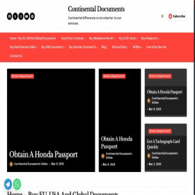 Скриншот главной страницы сайта continentaldocs.com