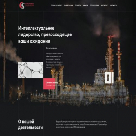 Скриншот главной страницы сайта controlsystems.ru