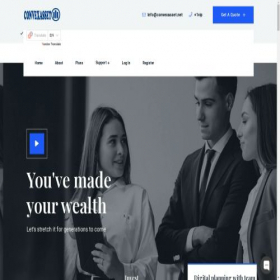 Скриншот главной страницы сайта convexasset.net