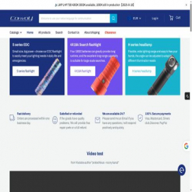 Скриншот главной страницы сайта convoylight.com