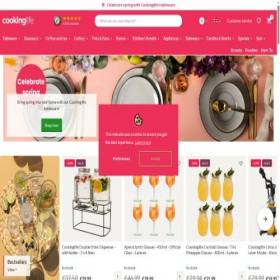 Скриншот главной страницы сайта cookinglife.eu