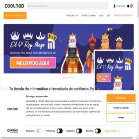 Скриншот главной страницы сайта coolmod.com