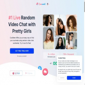 Скриншот главной страницы сайта coomeet.com