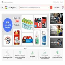 Скриншот главной страницы сайта coralport.com