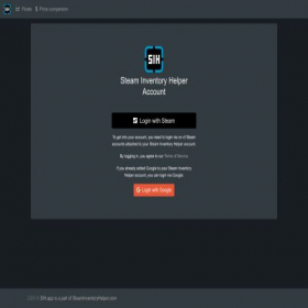 Скриншот главной страницы сайта core.steaminventoryhelper.com